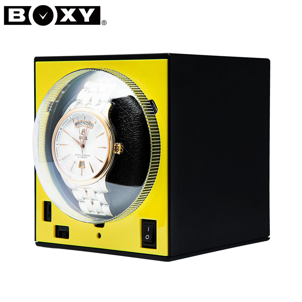 박시 BWS-S(YE) 워치와인더 시계 보관함 거치대 상자 케이스 오토매틱